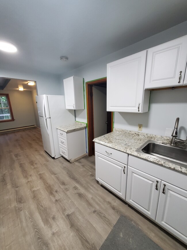 Kitchen, new plank flooring - 3 Ludlow St