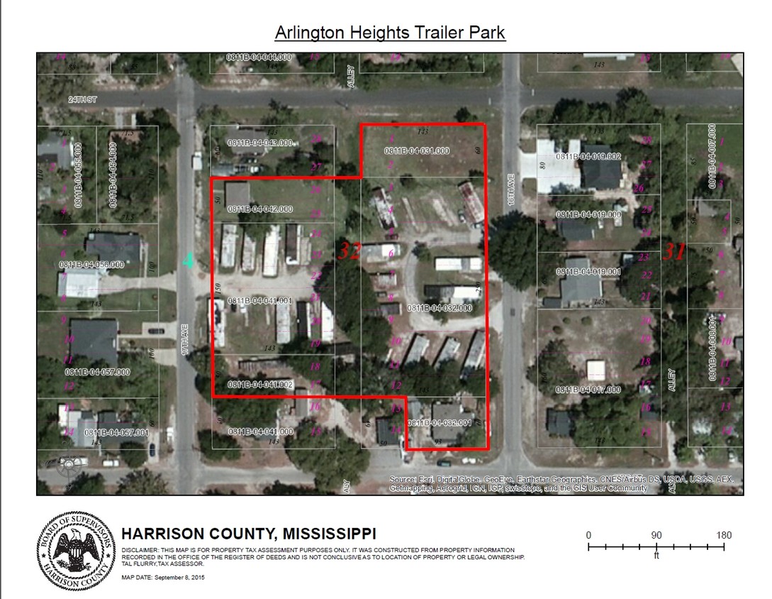 Aerial Photo - Arlington Heights Mobile Home Park