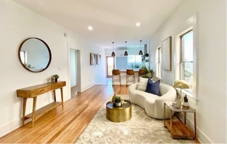 Salón y cocina, orientación oeste. - 1334 Pennsylvania Ave