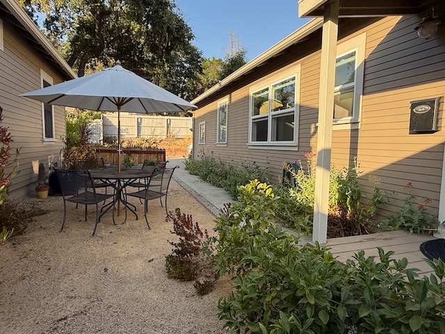 Front of unit (new yard) - 1169 Leff St