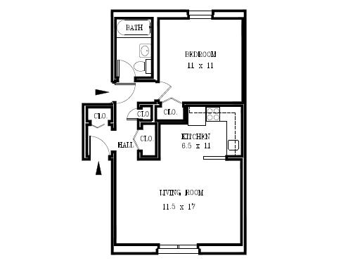 Plano de planta - Home-Like Apartments Inc.