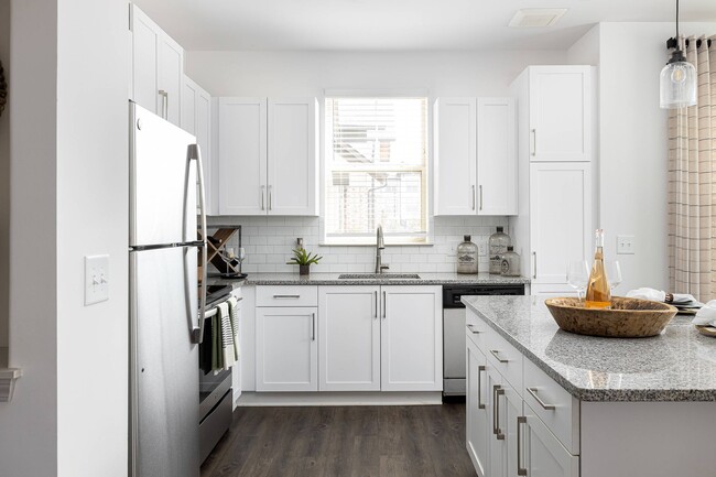 Modern White Cabinetry - Harrison at Braselton