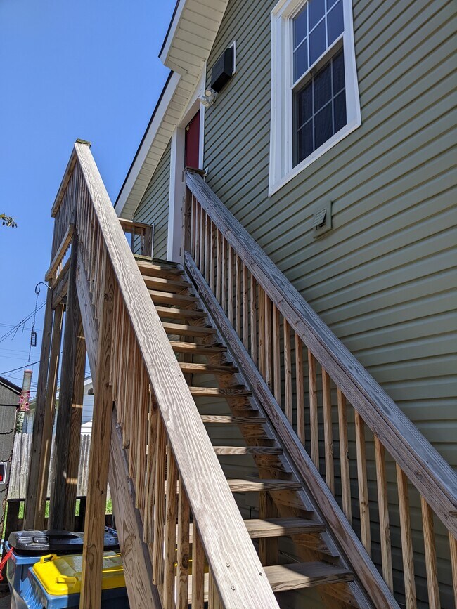 outside stairs - 402 W Battell St