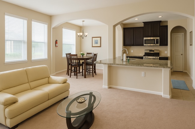 Living, Dining rooms and Kitchen - 8303 Greys Ln