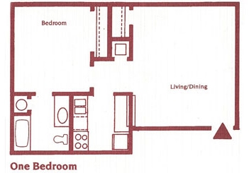 1BR/1BA - Westhill Apartments