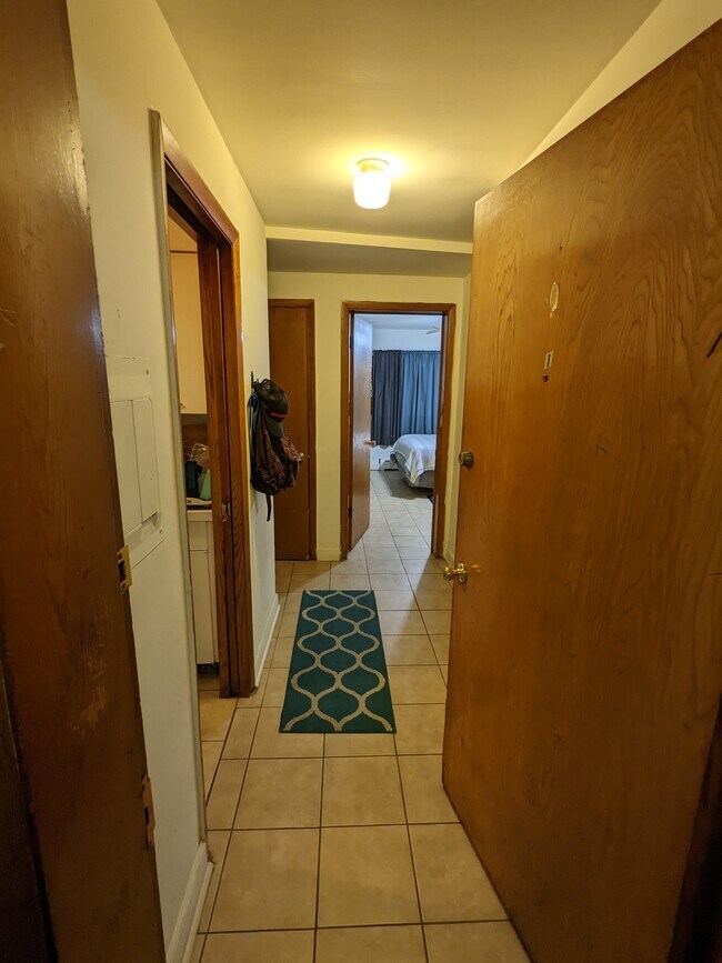 entrance opening - 3852 N Elston Ave