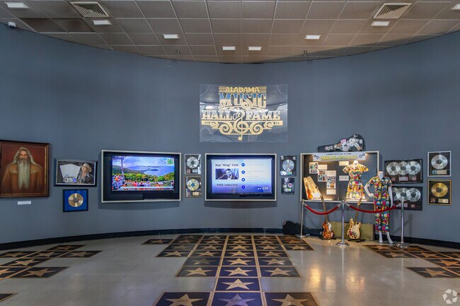 Locals and visitors to Tuscumbia can relish in the musical history at Alabama's Music Hall of Fame.