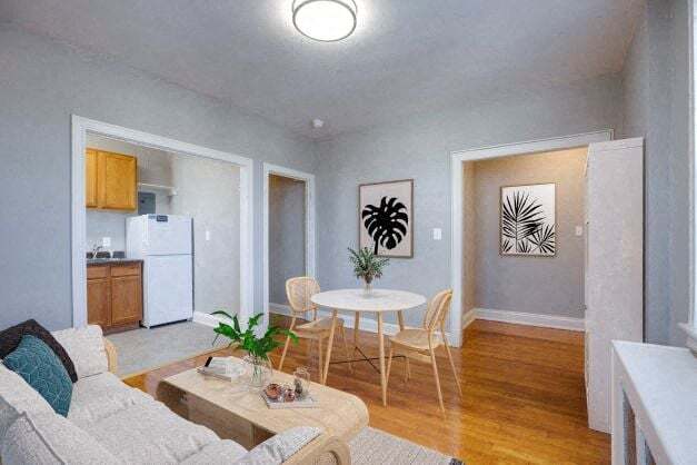 Sala de estar y comedor de un dormitorio (preparado virtualmente) - The Melwood