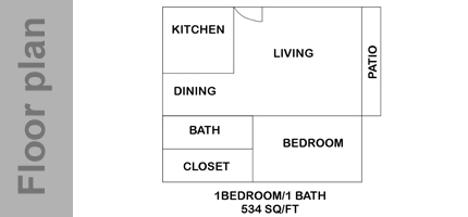 1BR/1BA - La Jolla Apartments