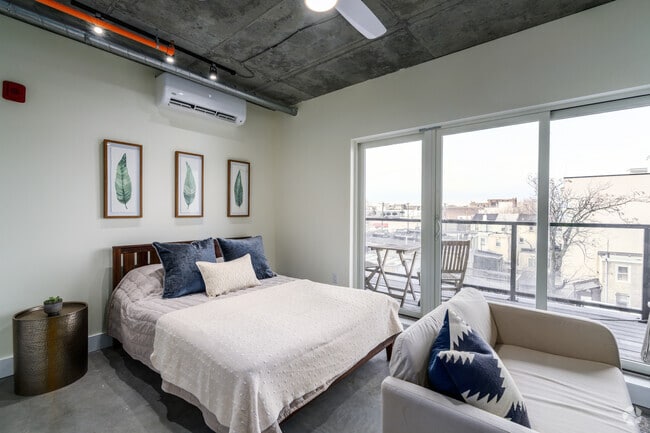 Studio - 398SF - Bedroom - The Gotham