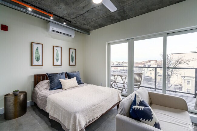 Studio - 398SF - Bedroom - The Gotham