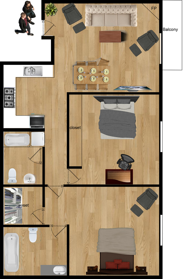 Floor plan - Corinth