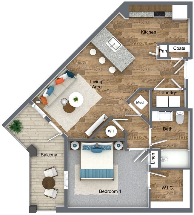 Plano de planta - The Arbors at Battlefield