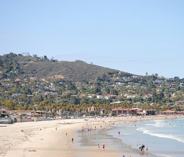 Scripps Institution of Oceanography and the beach