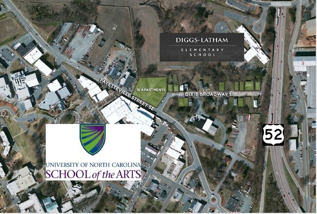 Aerial Photo - Fayetteville Apartments