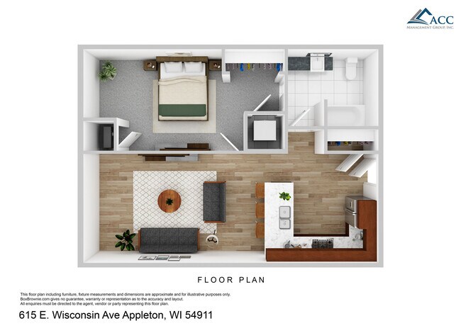 Plano de planta - Archive Apartments