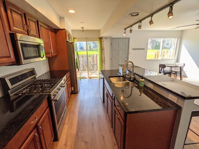 Kitchen looking to deck - 1120 Monroe Dr