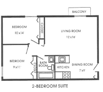 Suite de 2HAB - Emerald Overlook Apartments