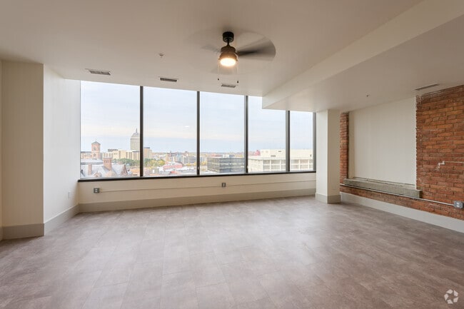 Penthouse 817 2 BR, 2.5 BA - 1,700SF Living Room - Ellwanger & Barry Building