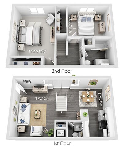 Pepperwood Townhomes & Gardens – BD1 - Townhome