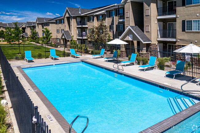 Pool Area - Legacy Village Apartments