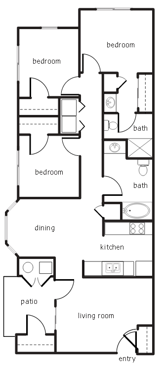 3BR/2BA - Blue Oak Court