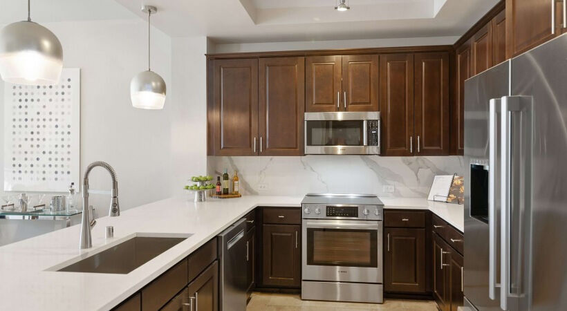 Quartz Countertops - Cortland on McKinney