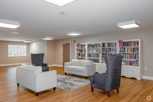 Reading Nook in Building 2 - River Run Senior Apartments