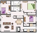 Three Bedroom/One Bath