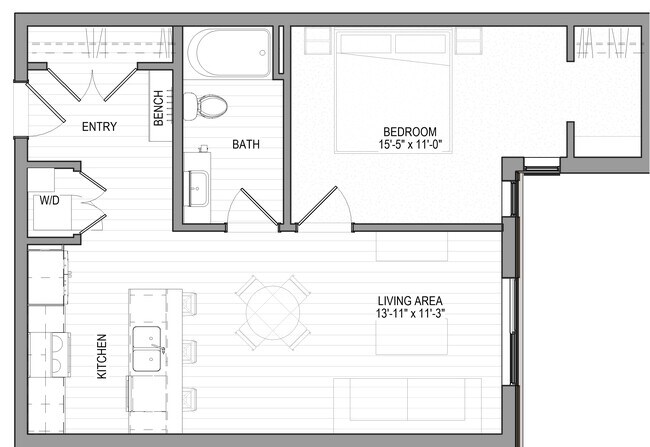 Planta B - Woodline Apartments
