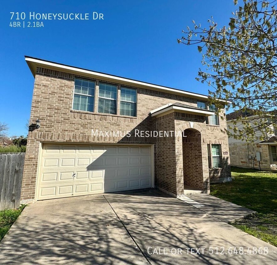Spacious 4/2.5 Ready for Lease! House Rental in Leander, TX