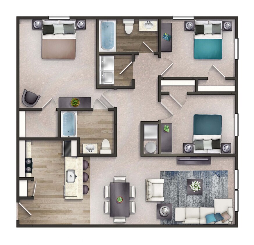 Plano de planta - Commons at Fort Mill