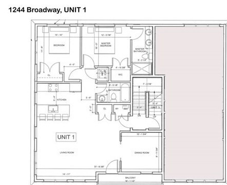 Floor Plan - 1246 Broadway