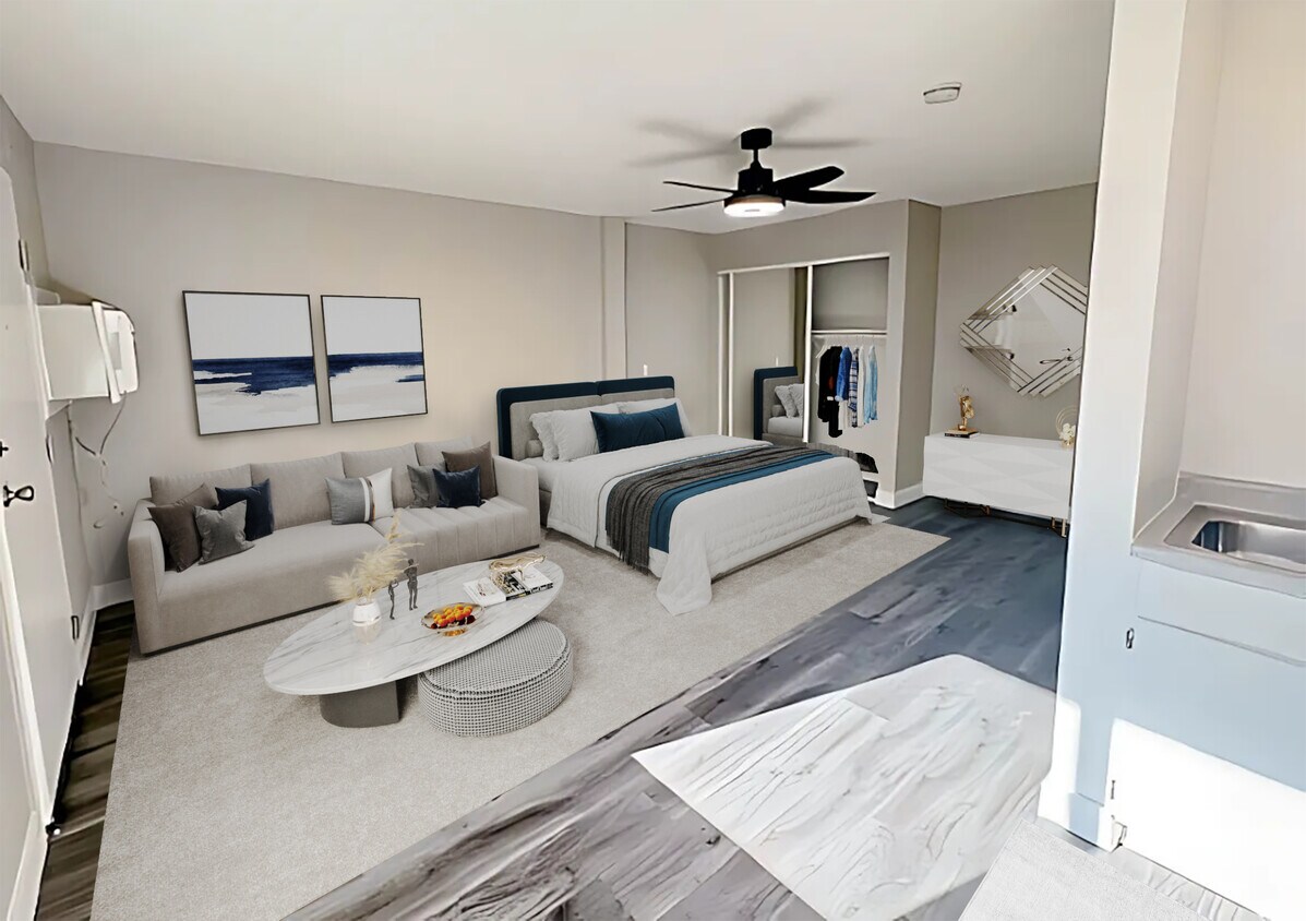 Estudio - Sala de estar - Park Avenue Apartments