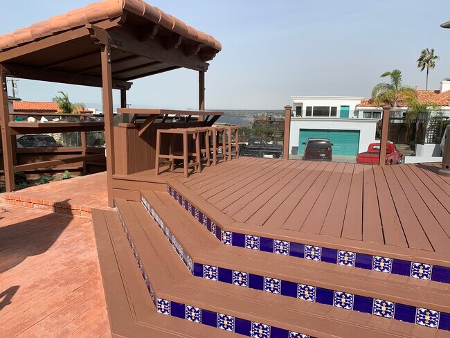 Terraza delantera con vista al mar - 524 Paseo de la Playa