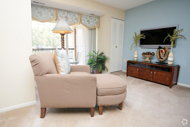 2 Bedroom 947 SF - Living Area - Autumn Woods Apartments