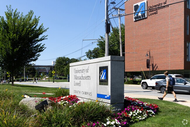 The UMass Lowell campus is within walking distance of The Highlands neighborhood in Lowell, MA.