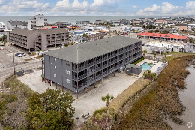 Aerial wide view. - Marshside Inn