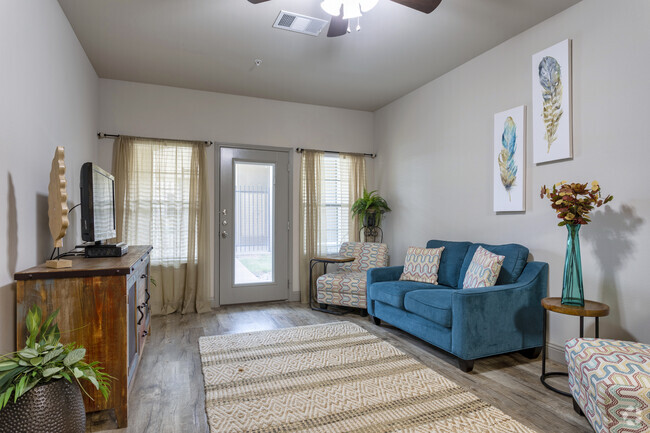 1BR,1BA - 740SF B-Style - Living Area - Remi Apartment Homes