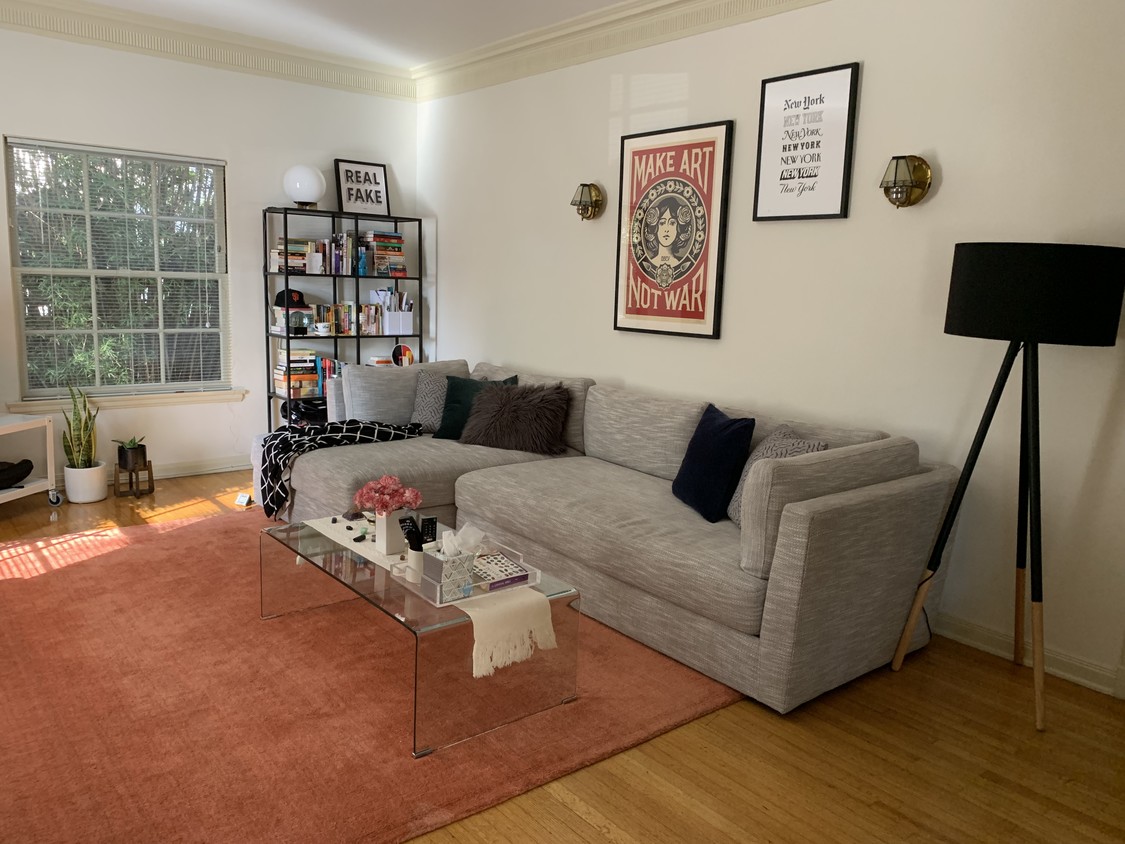 LIVING ROOM - 1508 1/2 S Sherbourne Dr