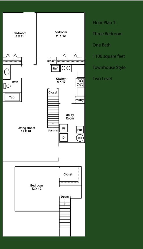 3HAB/1BA - Springhill Apartments