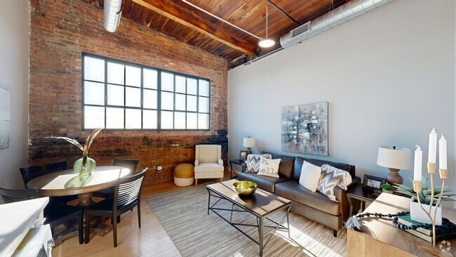 Living Area 2 bed/ 1 bath - 812 Lofts