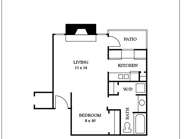 Plano de planta - Tealwood Apartment Homes