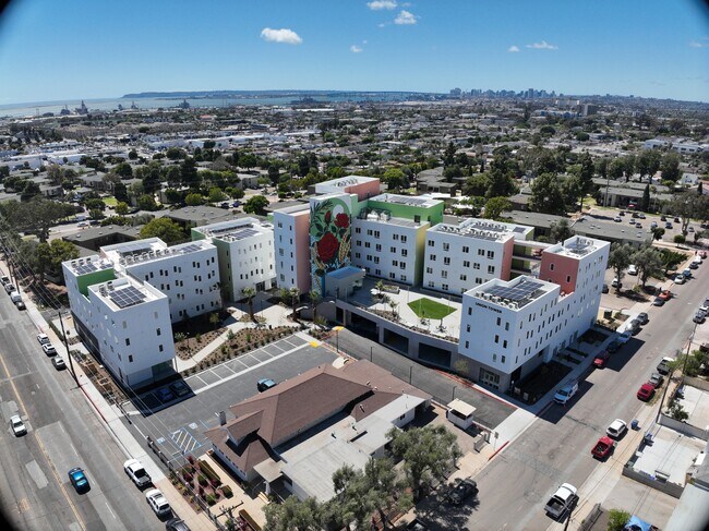 Exterior 3D - Union Tower - Affordable Housing