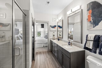 B1 2BR, 2BA - 1,094SF - Primary Bathroom - The Harper