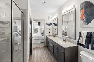 B1 2BR, 2BA - 1,094SF - Primary Bathroom - The Harper