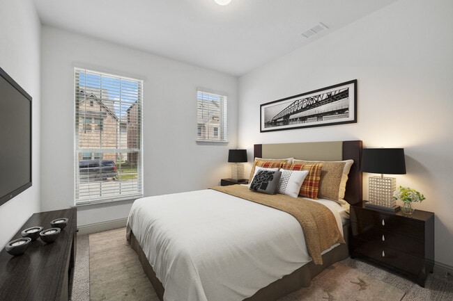 Bedroom 1 - Virtually Staged - 4213 Shavano Dr