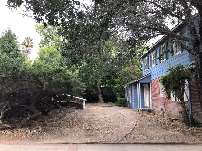 View from the driveway facing the main house. Apartment will be built on the right. - 111 Kentucky St