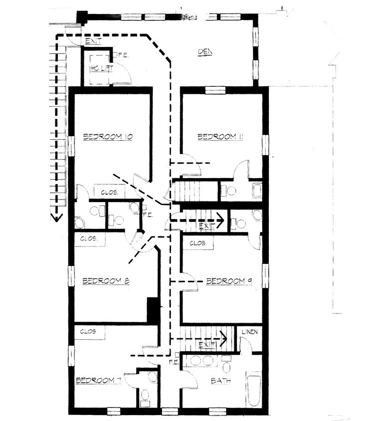 Plano de planta - Segundo piso - Petrona's Country Home