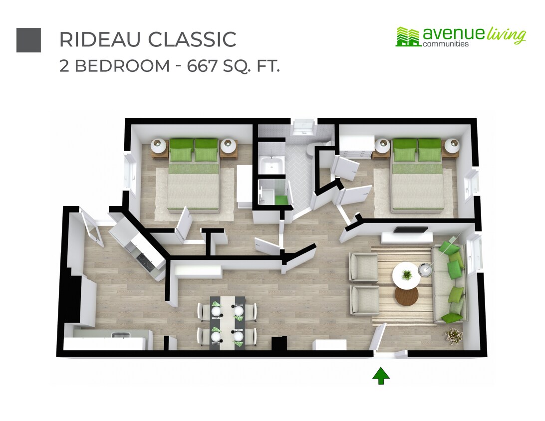 Plan d'étage - Rideau Classic